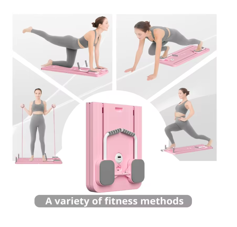 Foldable Pilates Reformer Board for Home
