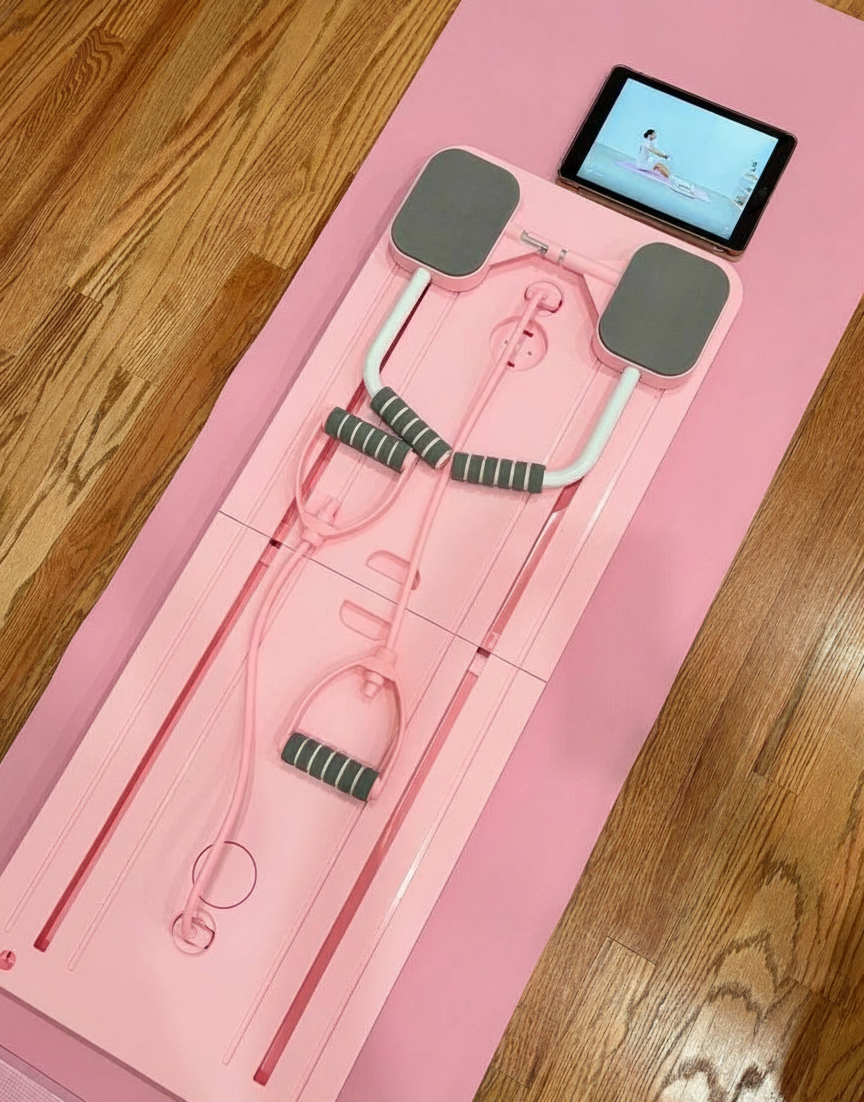 Foldable Pilates Reformer Board for Home